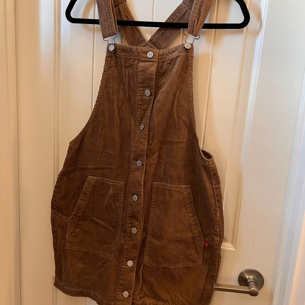 Dickies Tan Corduroy Overall dress